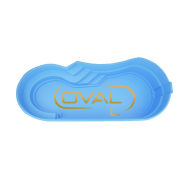 OVAL L 8,00 x 3,50 x 1,02 - 1,64 m